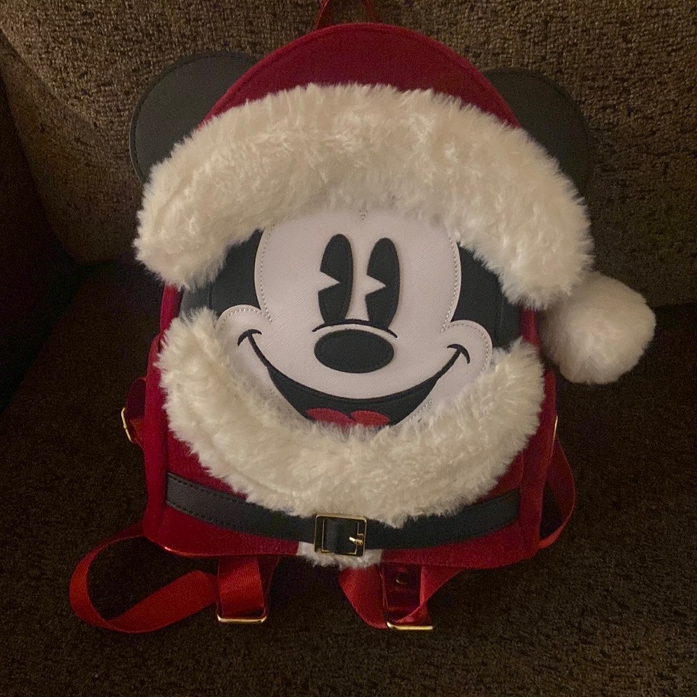 Loungefly santa mickey